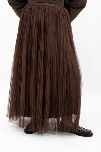 Jupe en tulle Mayla Couture, légère et aérienne, idéale pour un look mastour et féminin au quotidien.